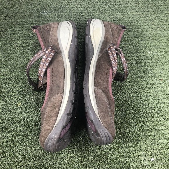 Chaco Womens Petaluma Mary Jane Shoes Coffee Bean Perforated Buckle Leather 9.5 - Picture 2 of 8